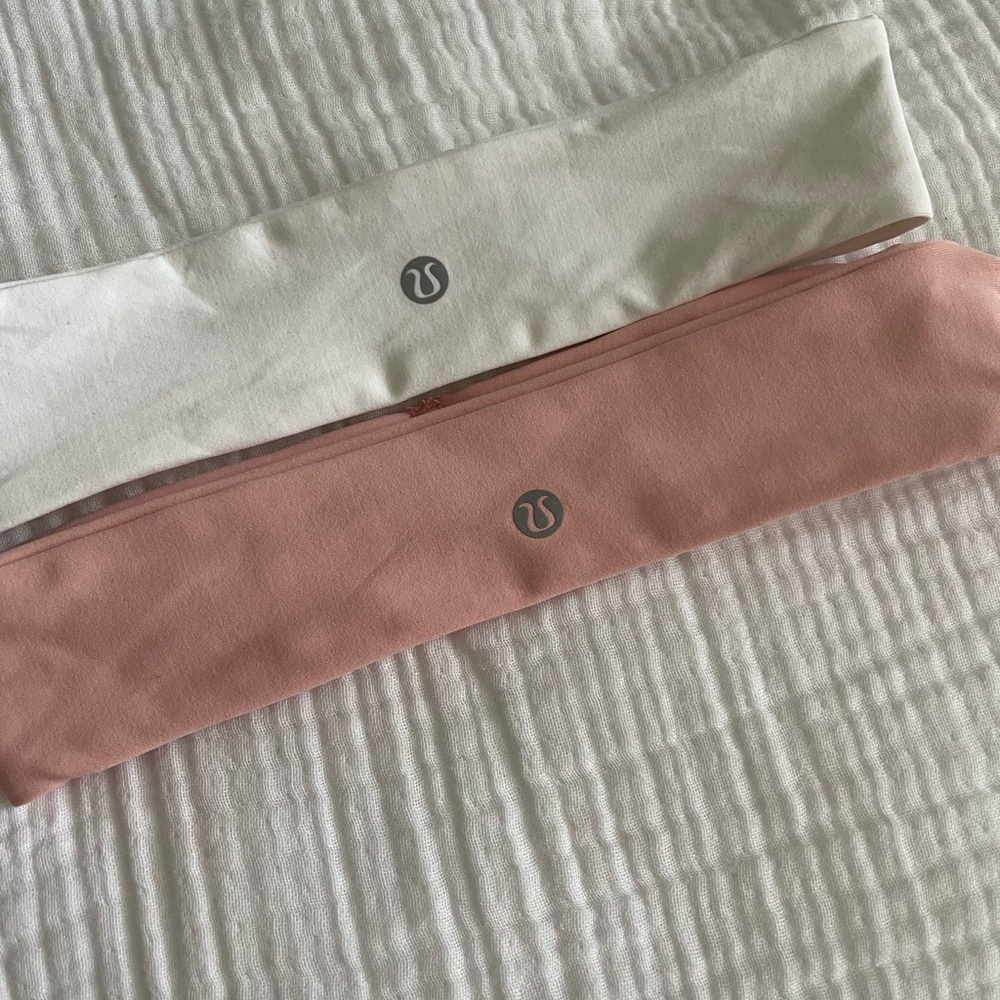 2 Lululemon Logo Headbands - Picture 2 of 3